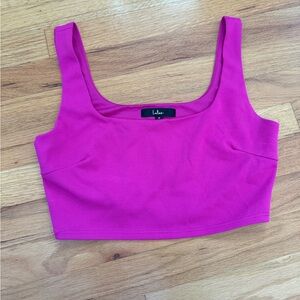 Pink Lulu Crop Top